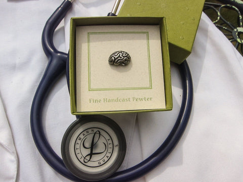Brain Lapel Pin