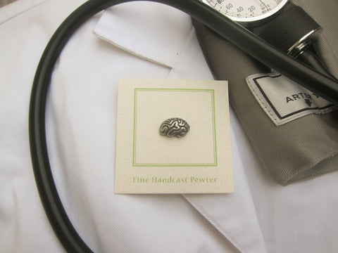 Brain Lapel Pin