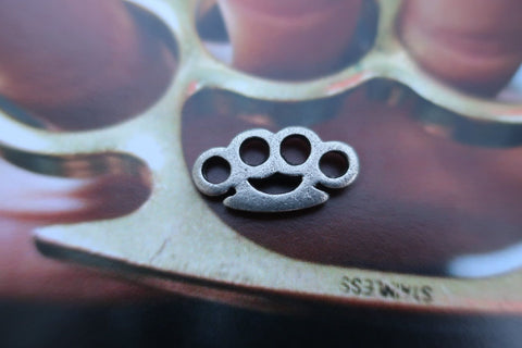 Brass Knuckles Lapel Pin