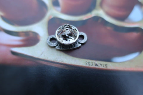 Brass Knuckles Lapel Pin