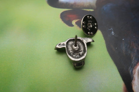 Bull Head Lapel Pin