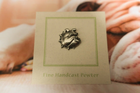 Bulldog Lapel Pin