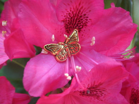 Butterfly Gold Lapel Pin