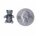 Teddy Bear With Bow Lapel Pin