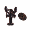 Lobster Copper Lapel Pin