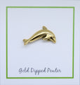 Dolphin Gold Lapel Pin