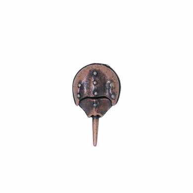 Horseshoe Crab Copper Lapel Pin