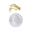 Bass Gold Lapel Pin