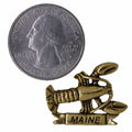 Maine Lobster Gold Lapel Pin