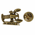 Maine Lobster Gold Lapel Pin