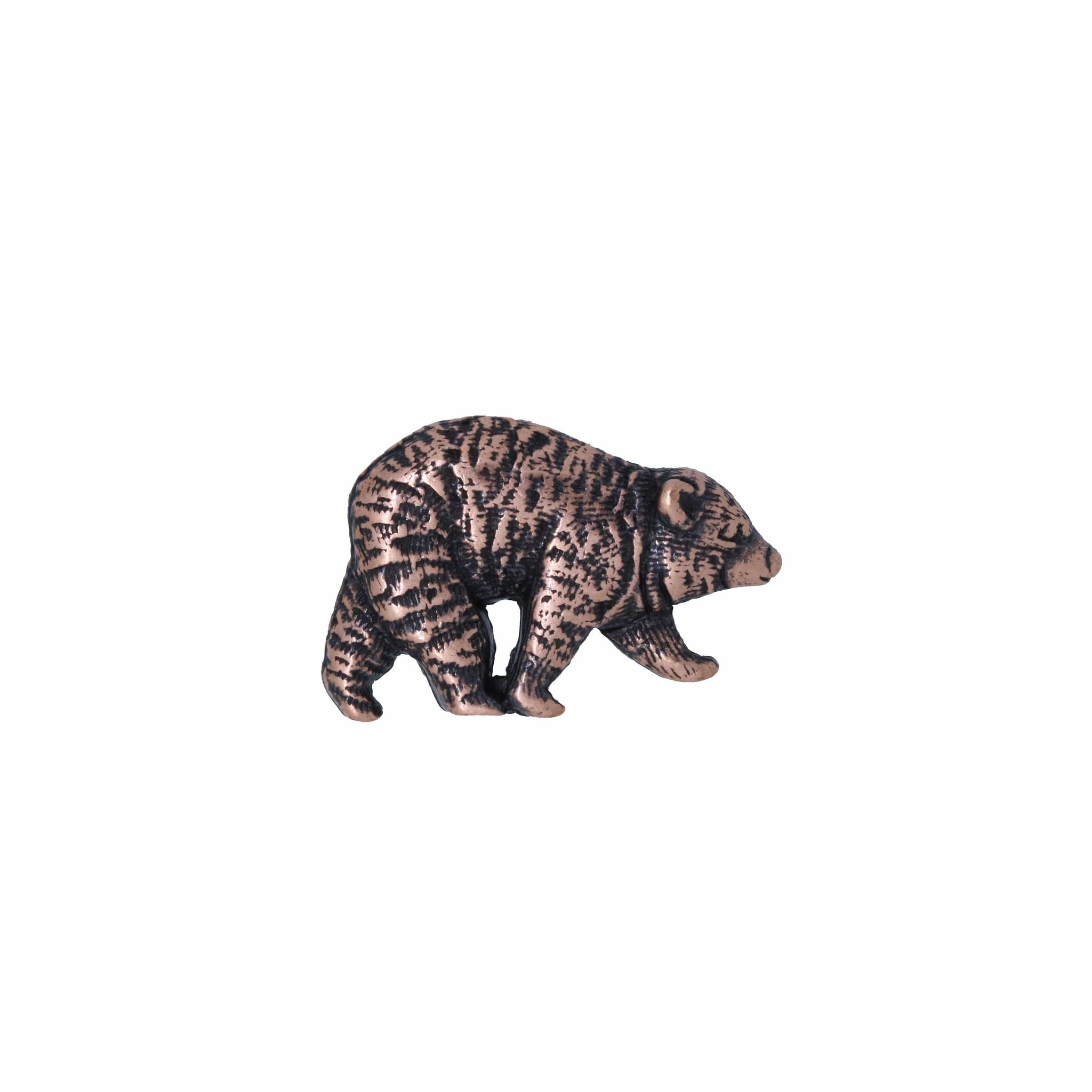 Bear Copper Lapel Pin