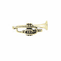 Trumpet Gold Lapel Pin