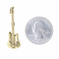 Electric Guitar Gold Lapel Pin