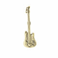 Electric Guitar Gold Lapel Pin