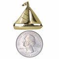 Sailboat Gold Lapel Pin