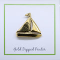 Sailboat Gold Lapel Pin