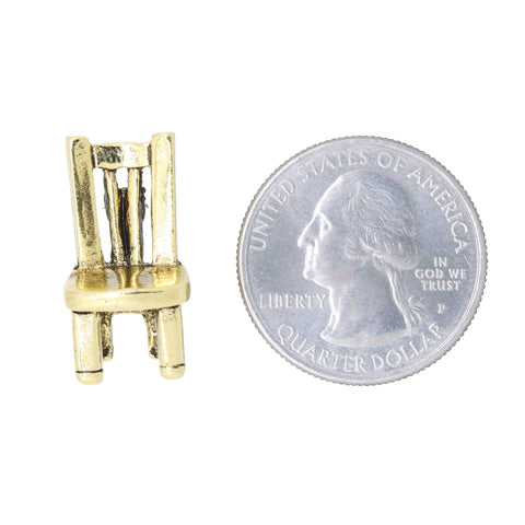 Chair Gold Lapel Pin