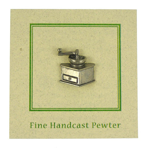Coffee Mill Lapel Pin