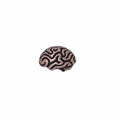 Brain Copper Lapel Pin