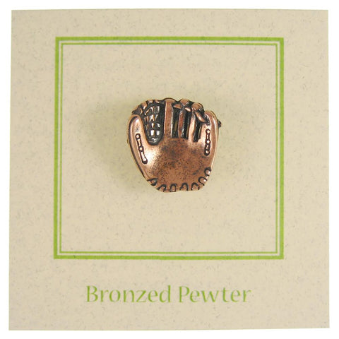 Baseball Glove Copper Lapel Pin