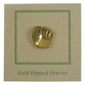 Baseball Glove Gold Lapel Pin