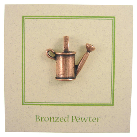 Watering Can Copper Lapel Pin