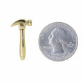 Hammer Gold Lapel Pin