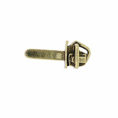 Chainsaw Gold Lapel Pin