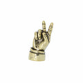 Peace Hand Sign Gold Lapel Pin