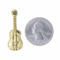 Acoustic Guitar Gold Lapel Pin