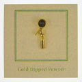 Ice Cream Scoop Gold Lapel Pin