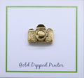 Camera Gold Lapel Pin