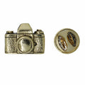 Camera Gold Lapel Pin