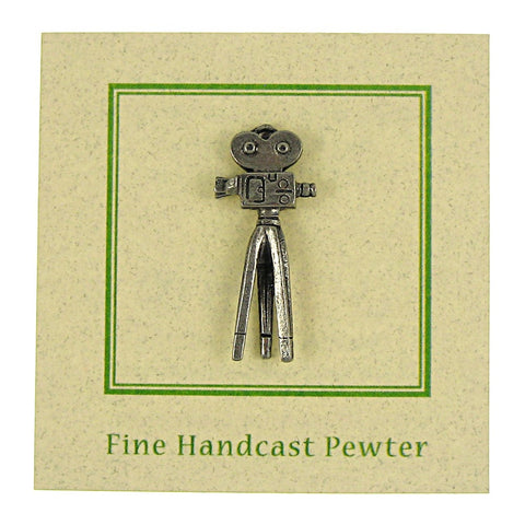 Movie Camera Lapel Pin