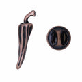 Chili Pepper Copper Lapel Pin