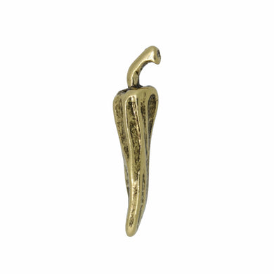 Chili Pepper Gold Lapel Pin