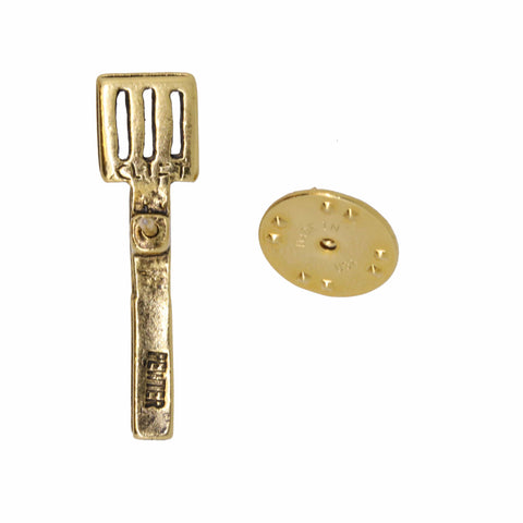 Spatula Gold Lapel Pin