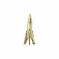 Rocket Gold Lapel Pin