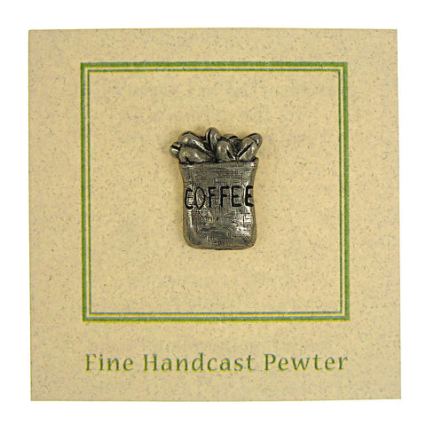 Bag of Coffee Lapel Pin