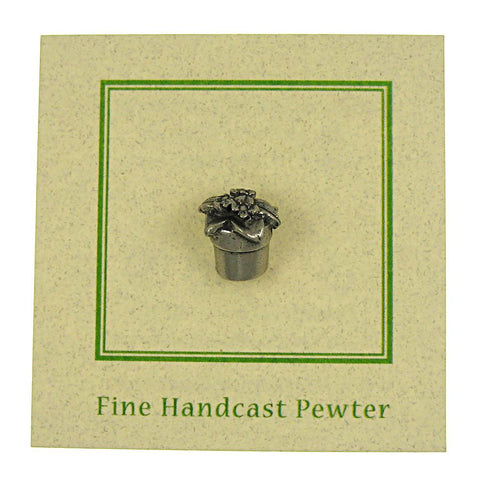 Flower Pot Lapel Pin