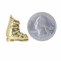 Ski Boot Gold Lapel Pin