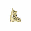 Ski Boot Gold Lapel Pin