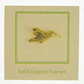 Hummingbird Gold Lapel Pin