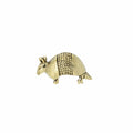 Armadillo Gold Lapel Pin