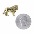 Lion Gold Lapel Pin