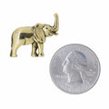 Elephant Gold Lapel Pin