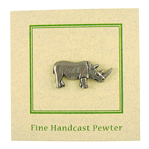 Rhinoceros Lapel Pin
