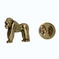 Gorilla Gold Lapel Pin