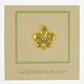 Fleur de Lis Gold Lapel Pin