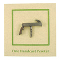 Waiters Corkscrew Lapel Pin